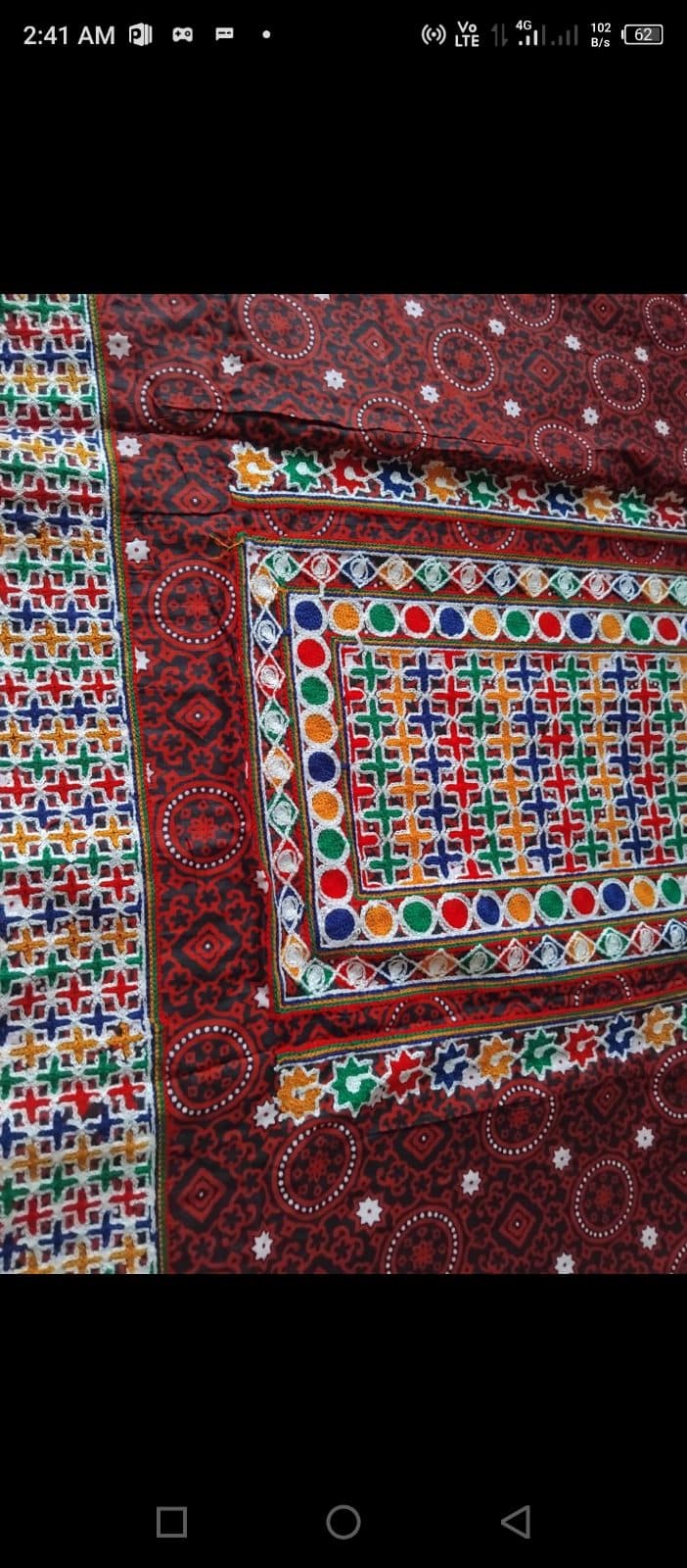 Ajrak embroided balochi style  — photo 2