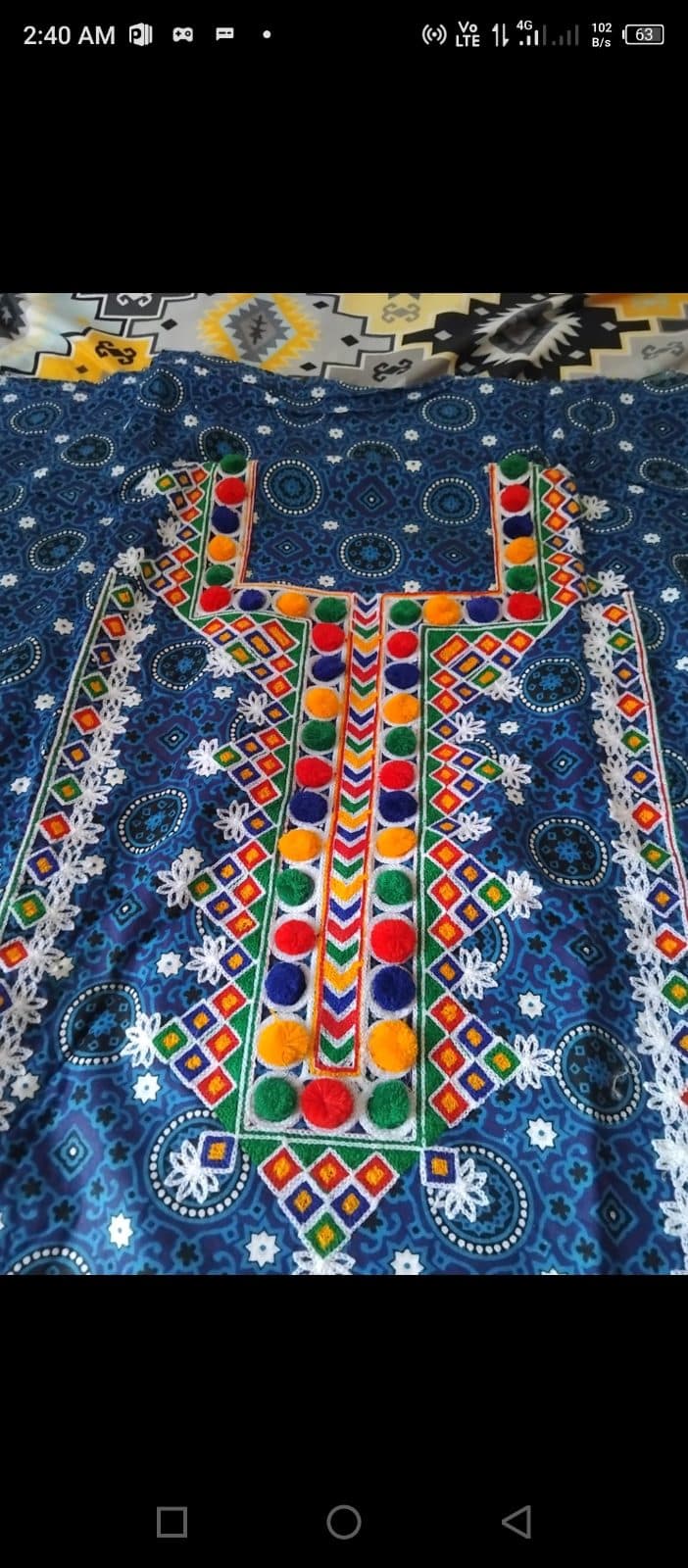 Ajrak style suit — photo 2